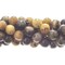 Earth's Jewel Semi-Precious 6mm Yellow Green Howlite Natural Round Strung Bead